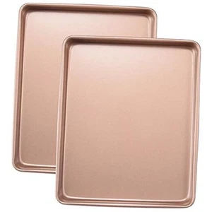 Sheet Pans Cookie Sheet,Small Baking Sheets for oven Nonstick Set,Cookie Tray - Picture 1 of 7