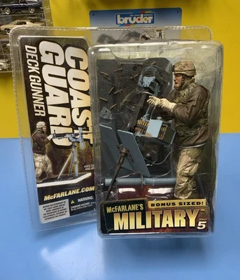 McFarlane’s Military Serie 5 Guardia Costera Cubierta Gunner Lanzado 2007 NUEVO Foto 1 de 4