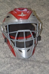 All-Star System MVP2 Catcher's Helm grau rot Erwachsene 7 3/4 - Bild 1 von 9