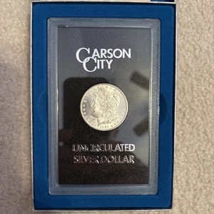 1881 CC Carson City $1 Morgan Silver Dollar GSA w/ COA & GSA Box - Picture 1 of 6