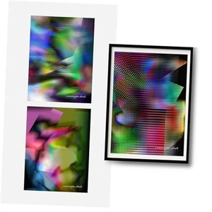Cybernetic Sensations by C. Morningstar - Exclusive Modern Abstract Canvas - Picture 1 of 7
