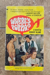Robert Klane WHERE'S POPPA  1970 Paperback Library 64-501  MOVIE TIE-IN - Imagen 1 de 3