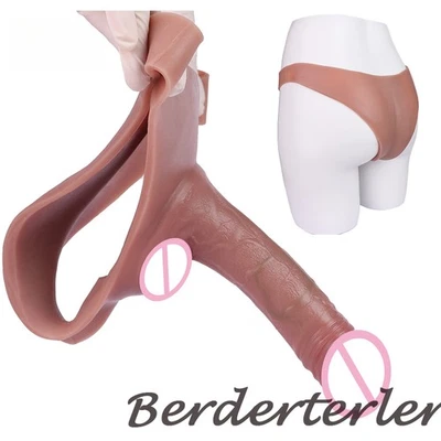 Delayed Ejaculation Cock Cover Hollow Dildo Pants Wearable Penis Sleeve Panties  - Изображение 1 из 4