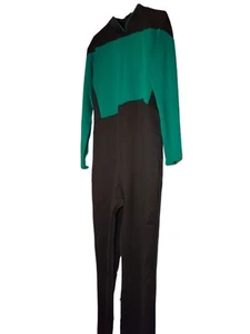 Star Trek XL Men's Tall Green and Black Full-Length Jumpsuit - Picture 1 of 4