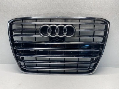 11-14 AUDI A8 L QUATTRO ПЕРЕДНЯЯ РЕШЕТКА РАДИАТОРА OEM #A0.42 - Изображение 1 из 4