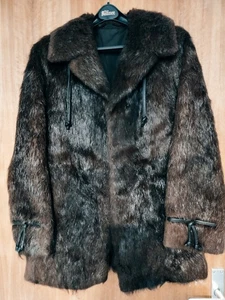 Pelzjacke Braun Größe 38 - Bild 1 von 3