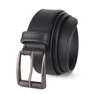 - Full-Grain Leather Belt for Men, Genuine Cowhide Men’s Belts Leather, Men B... - Picture 1 of 8