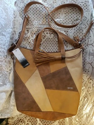 Kensie Marrón/Tostado Hobo Bolso de Hombro Bandolera Bolso de Mano Cartera "NUEVO CON ETIQUETAS" Foto 1 de 4