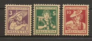 SUIZA YVERT 151/153** Mnh Serie completa 3 Valores Pro Juventud 1916 NL1521 - Picture 1 of 2