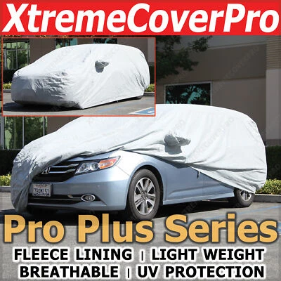 Funda coche Honda Odyssey 2020 2021 2022 2023 2024 transpirable con vellón gris oscuro Foto 1 de 4