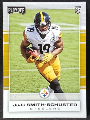 JuJu Smith Schuster ◇ 2017 Panini Playoff RC Rookie Card No. 225 - PATRIOTS  - Image 1 of 4