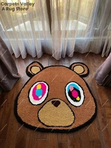 Bear Brown Hand Tufted Wool Handmade Area Rug Carpet for Home, Living Room - Picture 1 of 7