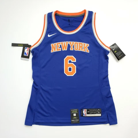 Nike NBA NY Knicks Porzingis Basketball Jersey 867074-495 Blue Wmns Size M New Cover