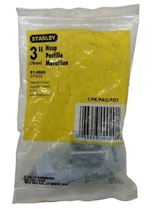 STANLEY 81-9005 SP925  3" 76MM  DOUBLE HINGE SAFETY HASP TAKE OUT(2A) - Picture 1 of 2