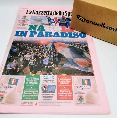La Gazzetta dello Sport NAPOLI IN PARADISO 5 maggio 2023 - 3° scudetto Anno 1...