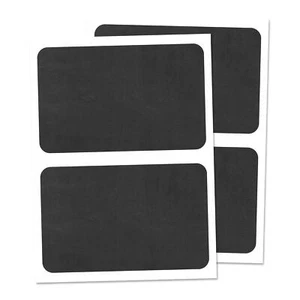 200-Pack Chalkboard Labels Stickers Erasable and Reusable - Rectangle 6" x 4" - Picture 1 of 8