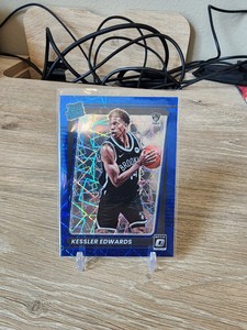 2021-22 Donruss Optic Kessler Edwards Rated Rookie Blue Velocity Prizm #154 Nets