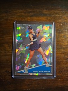 2021 Topps Chrome Sapphire White PARALLEL 34/99 Nadia Podoroska #56 SSP SP