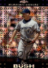 2007 (BREWERS) Topps Chrome X-Fractors #49 Dave Bush