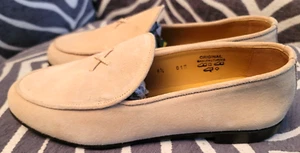 Del Toro Wildleder Milano Halbschuhe Sandstein für Damen US Größe (8,5) gebraucht - Bild 1 von 17