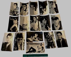 KONVOLUT 16 SCHWARZ-WEISS FOTOS DES KING-ELVIS - Bild 1 von 3