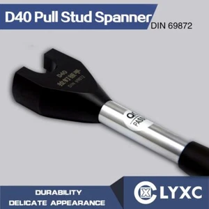 1 Stck. D40 Zugbolzenschlüssel Halteknopf Schraubenschlüssel passt CNC DIN69872 Halteknopf - Bild 1 von 5