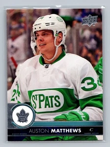 AUSTON MATTHEWS 2017-18 PONTE SUPERIORE FOGLIE D'ACERO - Foto 1 di 2
