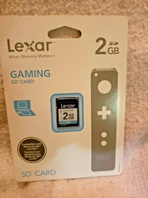 Lexar 2GB Gaming SD Card Brand new And Sealed  - Image 1 of 3