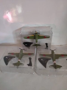 LOT 3 AVION DE COMBAT METAL - MAISTO - MITSUBISHI A6M2 ZERO - ETAT PARFAIT - Foto 1 di 4