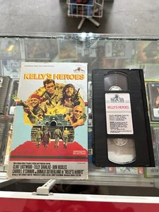 KELLY'S HEROES VHS Tapes K7 1983 Silver Big Box Collectors Edition Eastwood - Picture 1 of 5