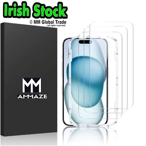 GENUINE TEMPERED Glass Screen Protector For Apple iPhone ALL MODELS - Zdjęcie 1 z 10