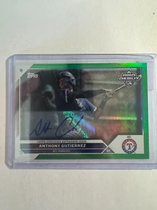 K217,697 - 2023 Topps Pro Debut Auto Green Foil #PD167 Anthony Gutierrez #/99 - Picture 1 of 1