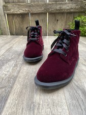 burgundy velvet doc martens