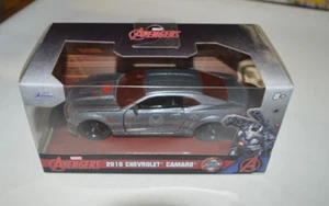 JADA 2023 MARVEL AVENGERS - 2010 CHEVROLET CAMARO WAR MACHINE METALLIC SILVER - Picture 1 of 4