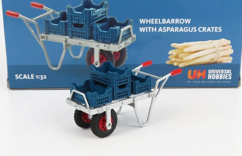 1/32 UNIVERSAL HOBBIES - ACCESSORIES - WHEELBARROW WITH 4X ASPARAGUS UH6391 - Immagine 1 di 1