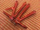 05 06 Honda CBR 600RR Red Candy Powder Coated Passenger Pegs Foot Rests