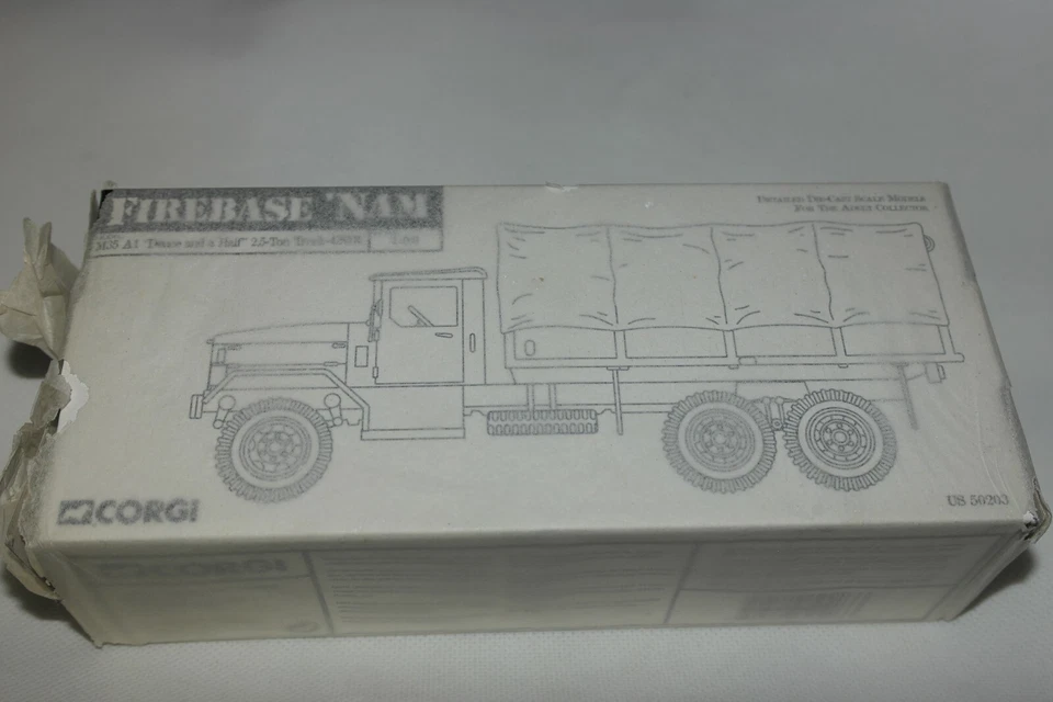 CORGI  FIREBASE NAM 1:50  M35 A1 DEUCE AND A HALF USMC - Image 1 of 2