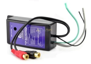 Line Output Converter Hi Low Speaker to 2 RCA In Out High Low Adaptor Adjustable - Picture 1 of 6