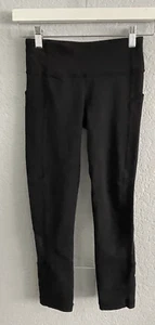 Lululemon Pace Rival Crop 22" #W6F41S, Black. Size: 2 - Picture 1 of 12