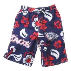 Youth Gonzaga University Bulldogs Swim Trunks Boys Floral Swim Shorts - Picture 1 of 6