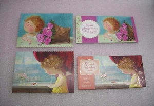 Girl drinking tea in Paris Gapchinska Ukrainian Modern set of 4 Postcards  - Bild 1 von 12