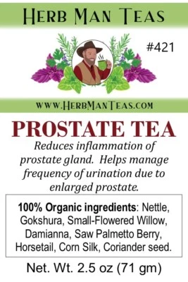 PROSTATE TEA- Reduces inflammation of the prostate gland & frequent urination - Image 1 of 4