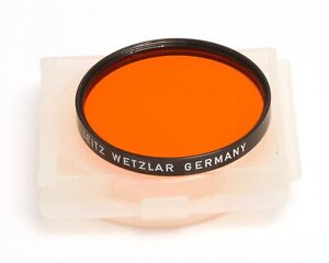 Leica Leitz Wetzlar Germany Or Orangefilter Einlegefilter Serie VI (6)
