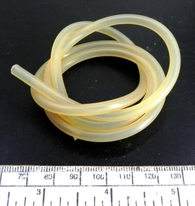 Kraftstoffschlauch Länge 65 cm - 4,3 mm x 2,3 mm - Silikon durchscheinend - Bild 1 von 3