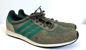 ADIDAS  SHW-57501 RETRO CASUAL SHOES MEN'S SIZE 13 UK 12.5 GRAY AND GREEN