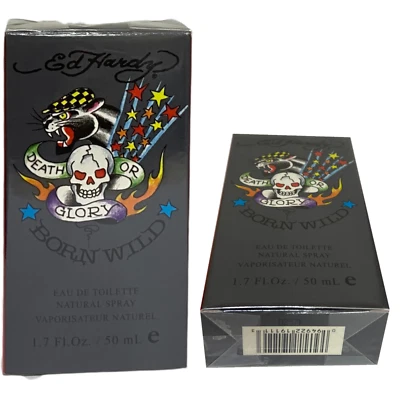 Christian Audigier Ed Hardy Born Wild 1,7 OZ para hombre EDT Foto 1 de 3