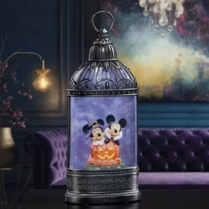 Disney Halloween Spooky Lantern with LED light 2024 Mickey & Minnie NEW - Picture 1 of 4