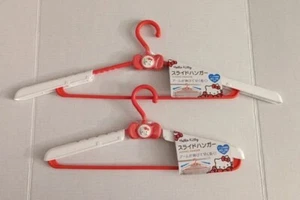 Sanrio Hello Kitty Stretch Sliding Polypropylene Standard Clothes Hangers Lot 16 - Picture 1 of 3