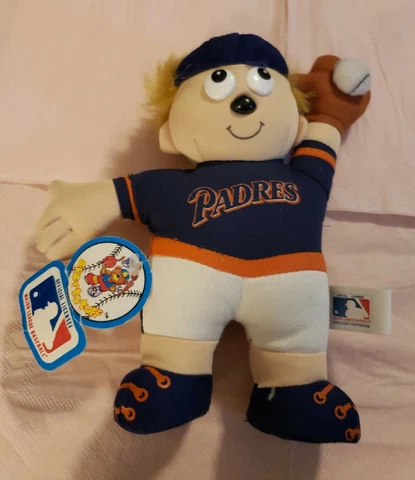 Vintage 1992 San Diego Baseball Plush Stuffed Mascot 7" Gift New With Tags Cover