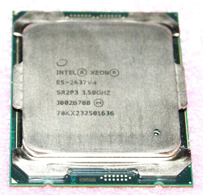 2 Intel Xeon E5-2637 V4 - SR2P3 3.50 Ghz - 15mb Cache - Immagine 1 di 1